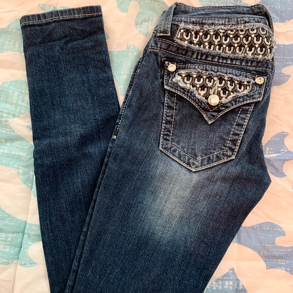 Miss Me Signature Rise Skinny Jeans - Picture 1 of 4